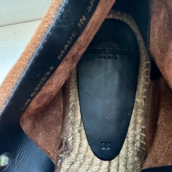 Saint Laurent Suede Moccasins sz 38 - Picture 4 of 5